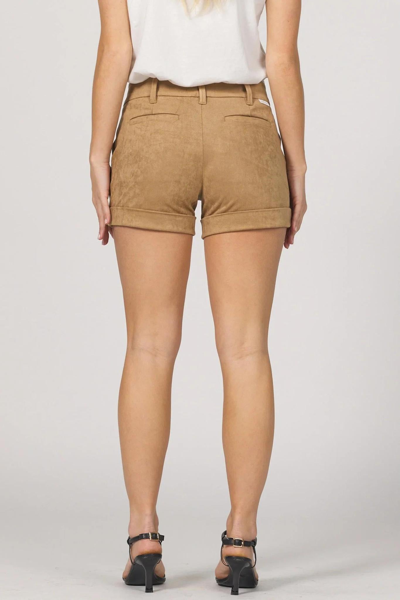 Toffee Suede Hampton Short