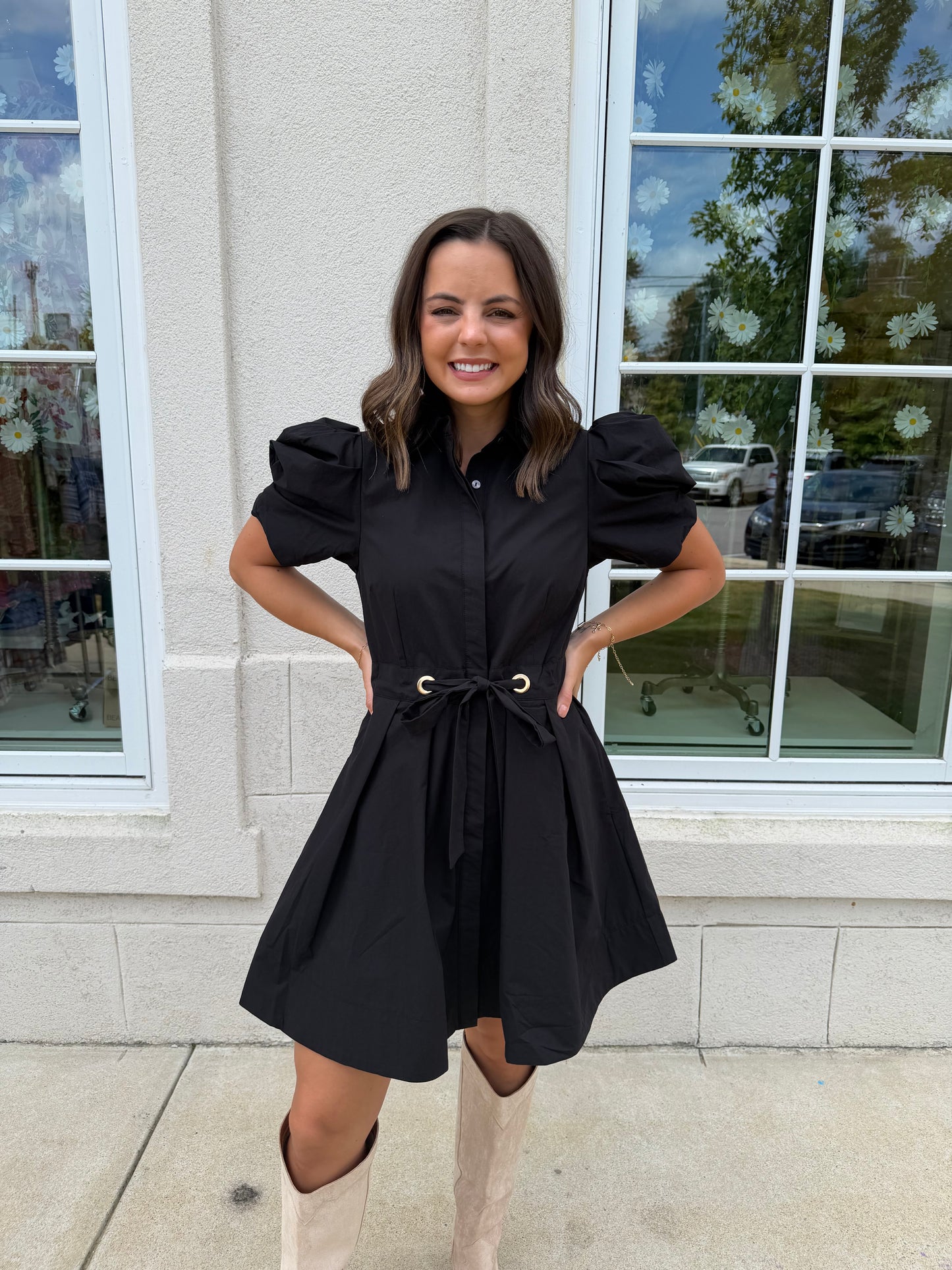 Black Pleated Skirt Mini