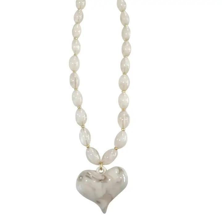 Roxie Cream Necklace