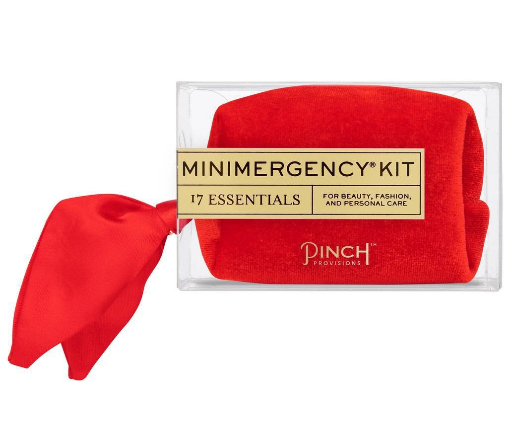 Poppy Red Velvet Scarf Minimergency