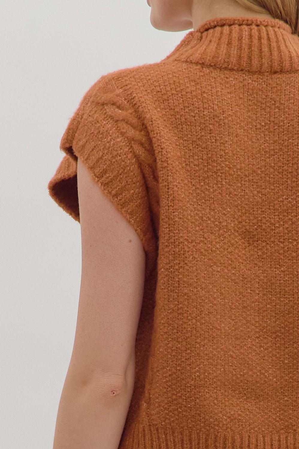 Camel Sweater Vest