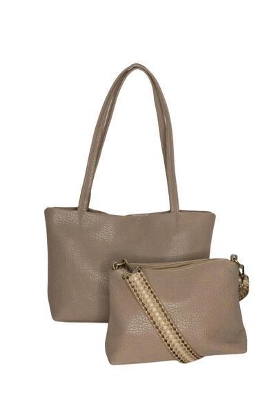 Smokey Taupe Sawyer 2 in 1 Tote with Guitar Strap