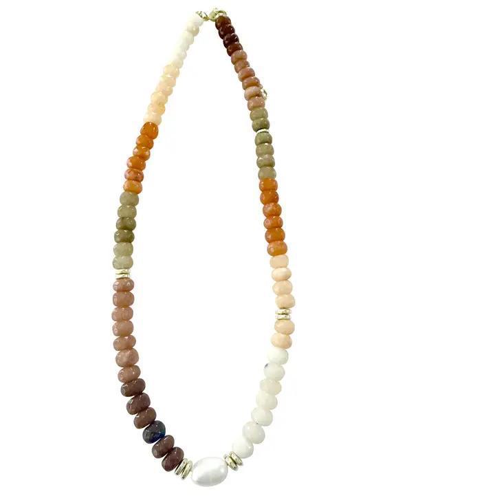 Karla Neutral Pearl Necklace