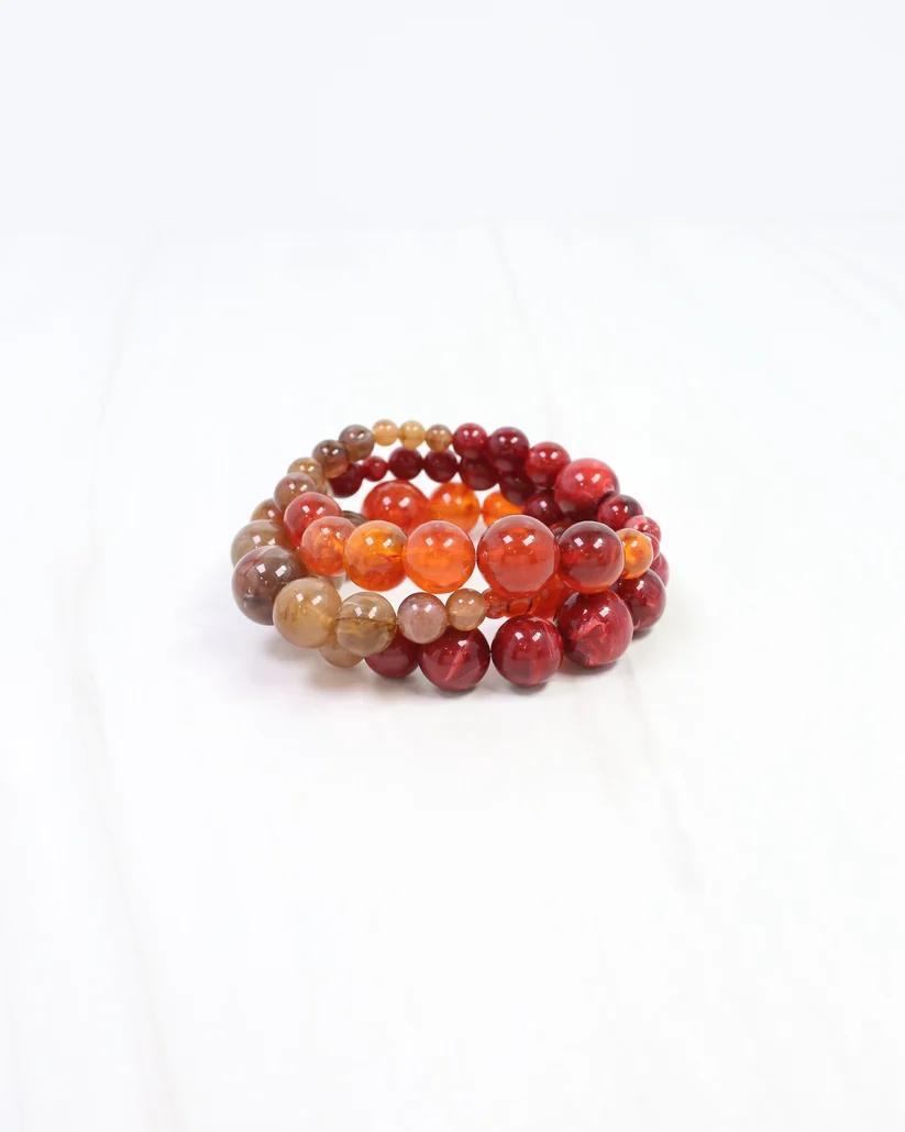 Alexander Wine Multi Bracelet