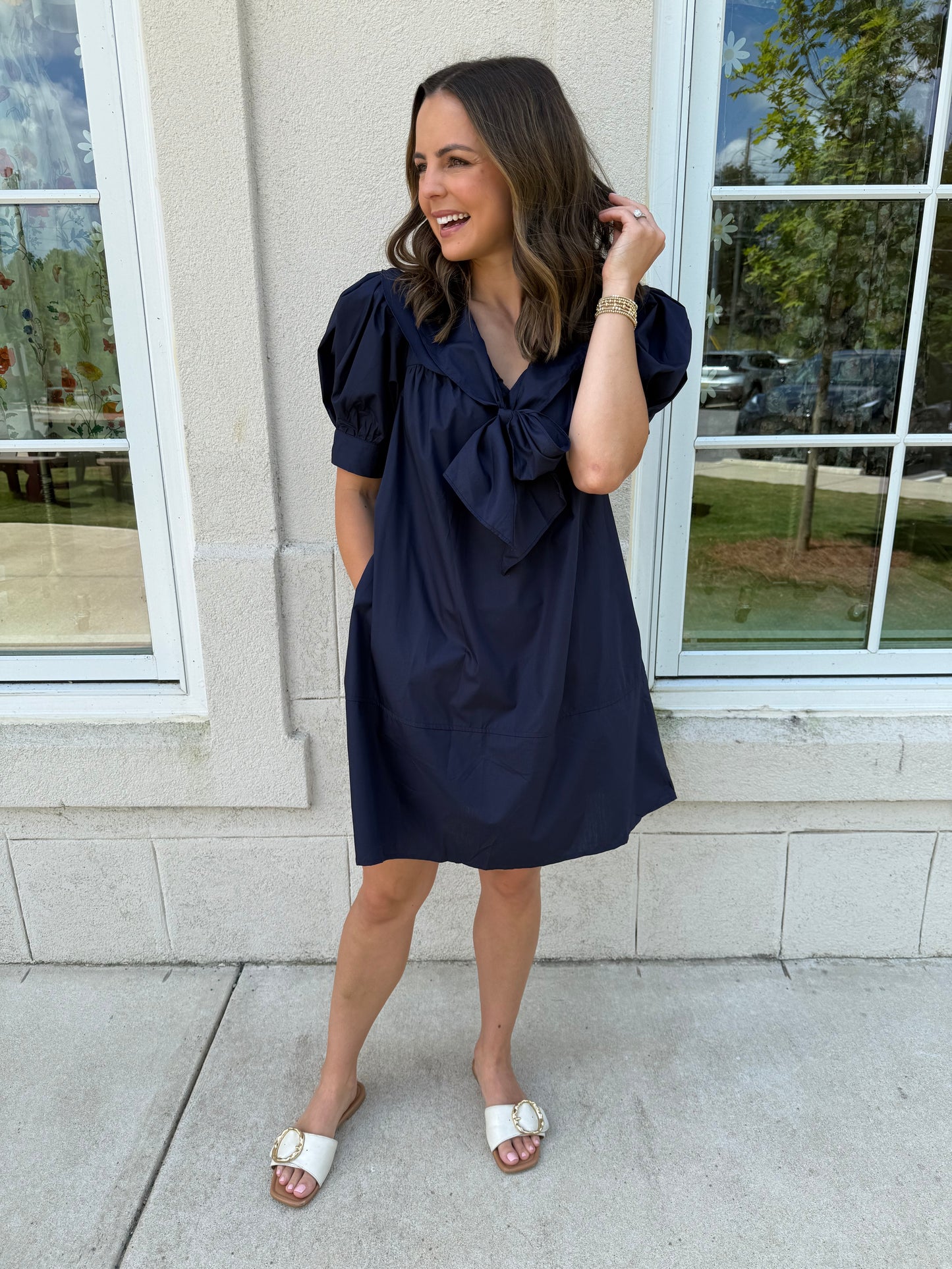 Navy Sailor Collar Mini
