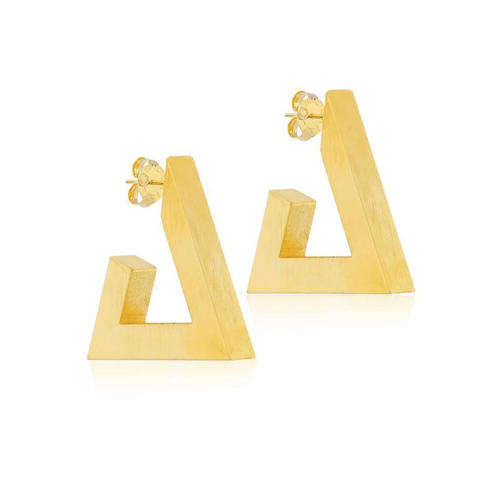 Harmony Hoop - Br 18K Gold Plated