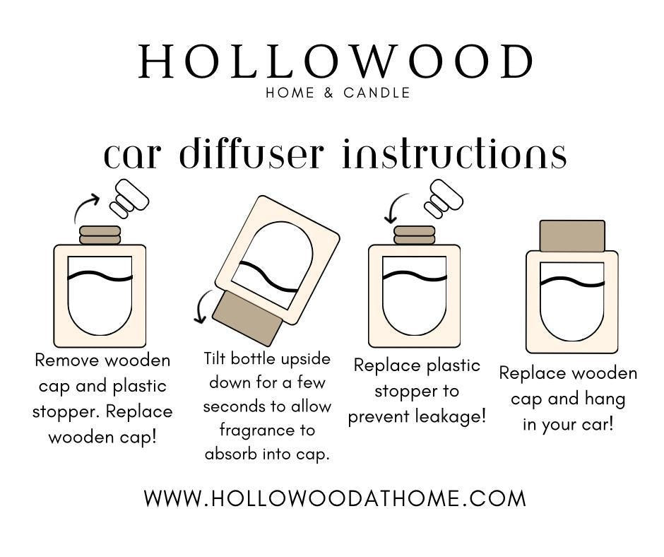 Oak Barrel Latte Car Diffuser