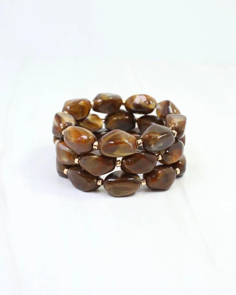 Elmy Beaded Stretch Bracelet Set