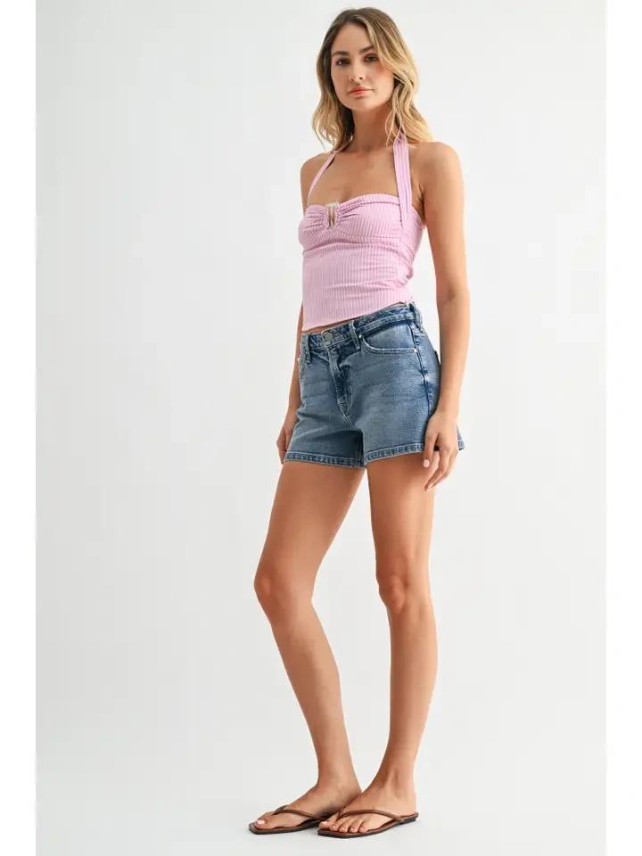 Medium Denim Short