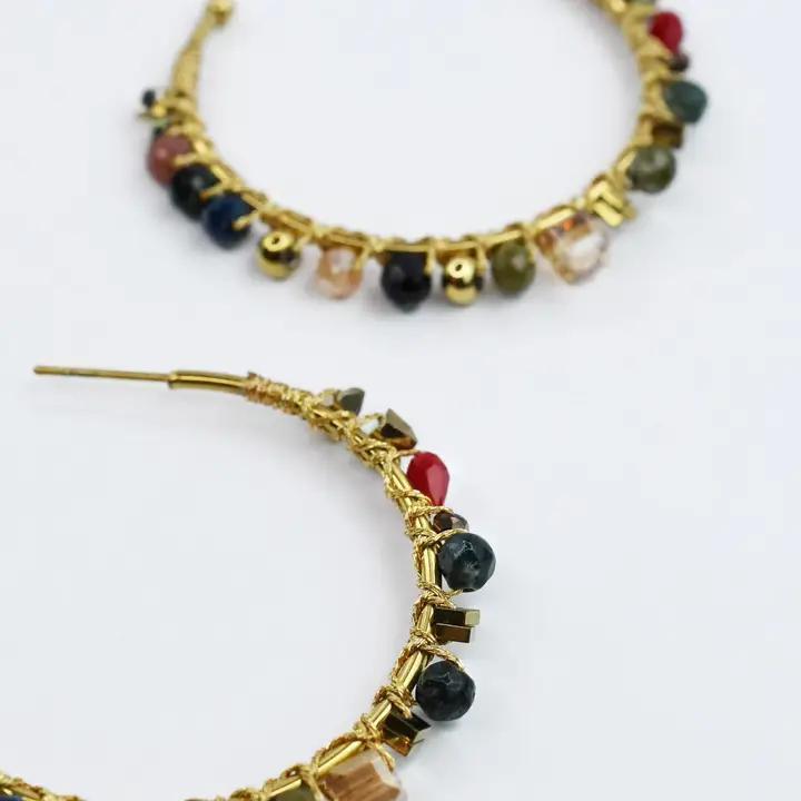 Autumn Fiesta Hoop Earring