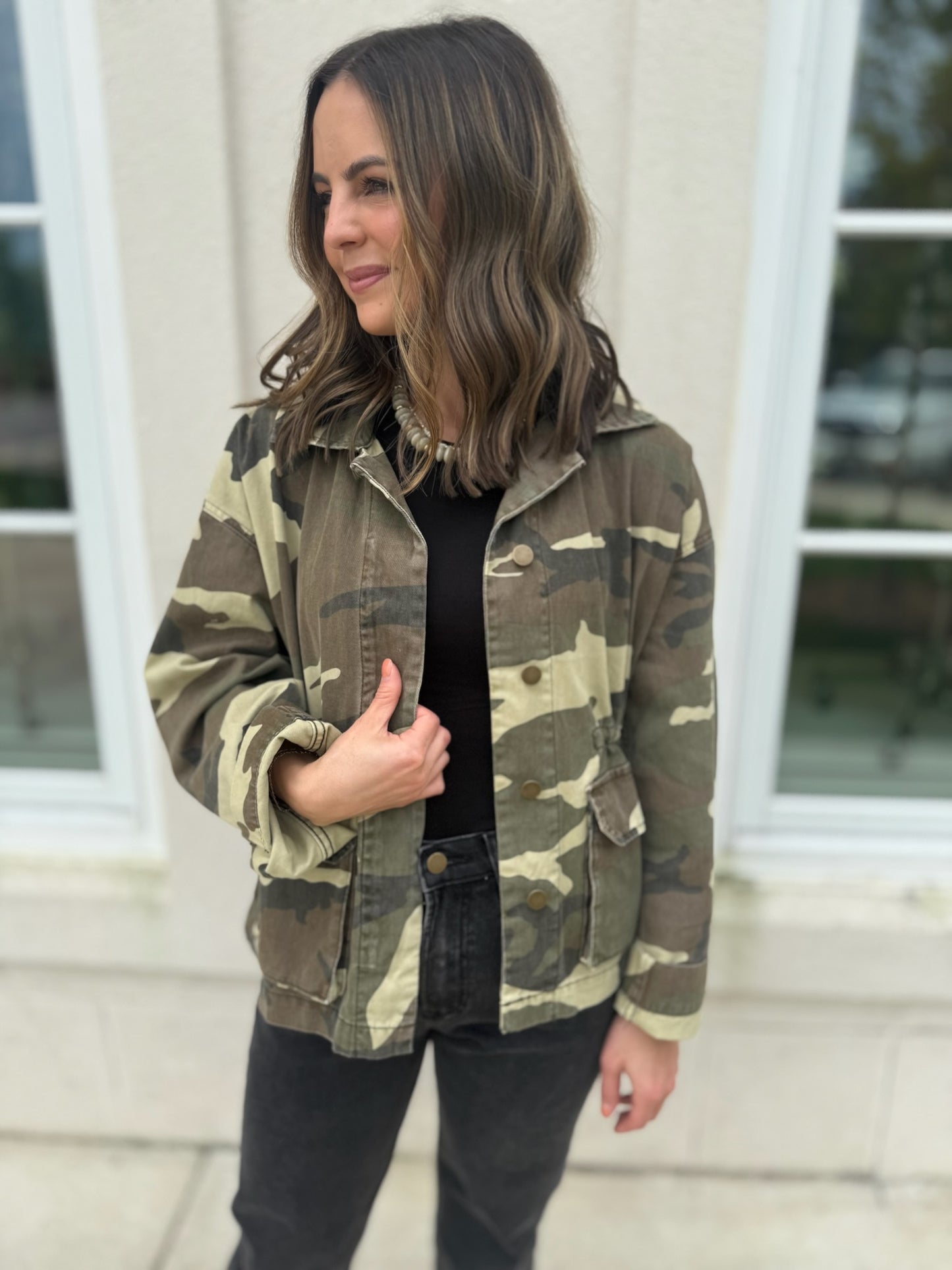 Camouflage Printed Jacket