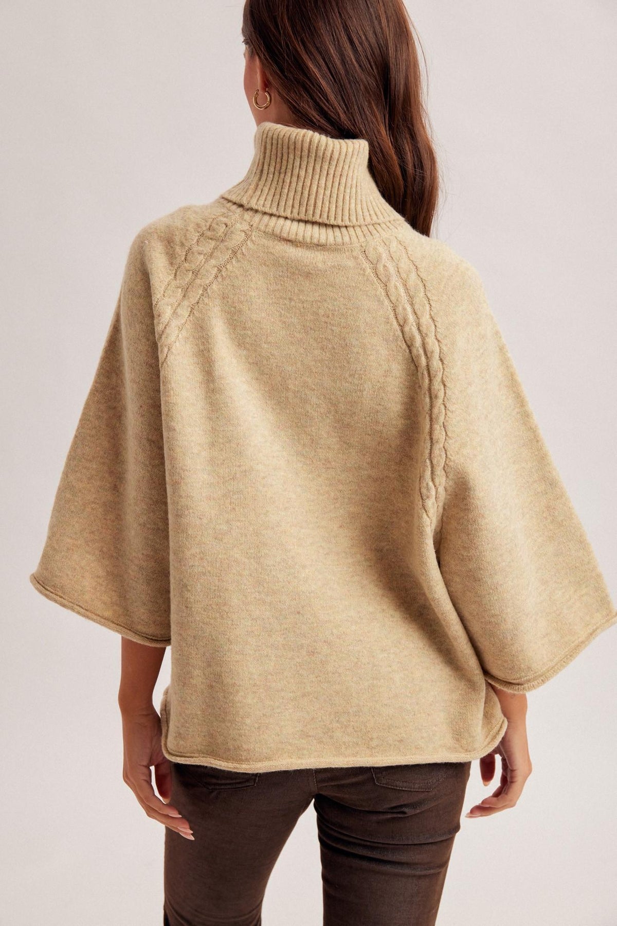 Sage Mist Turtleneck Sweater