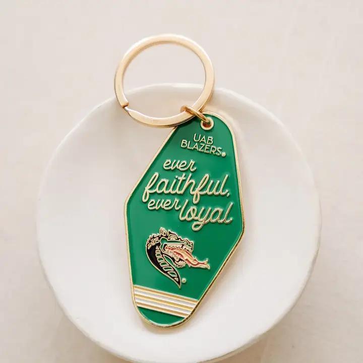 UAB Enamel Keychain