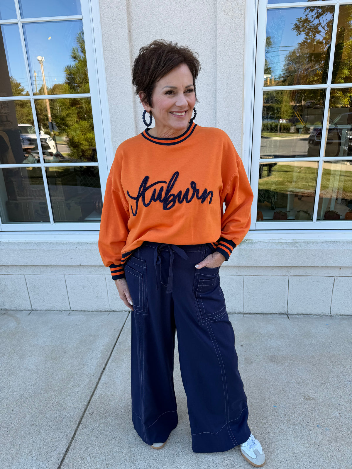 Millie Auburn Script Sweatshirt