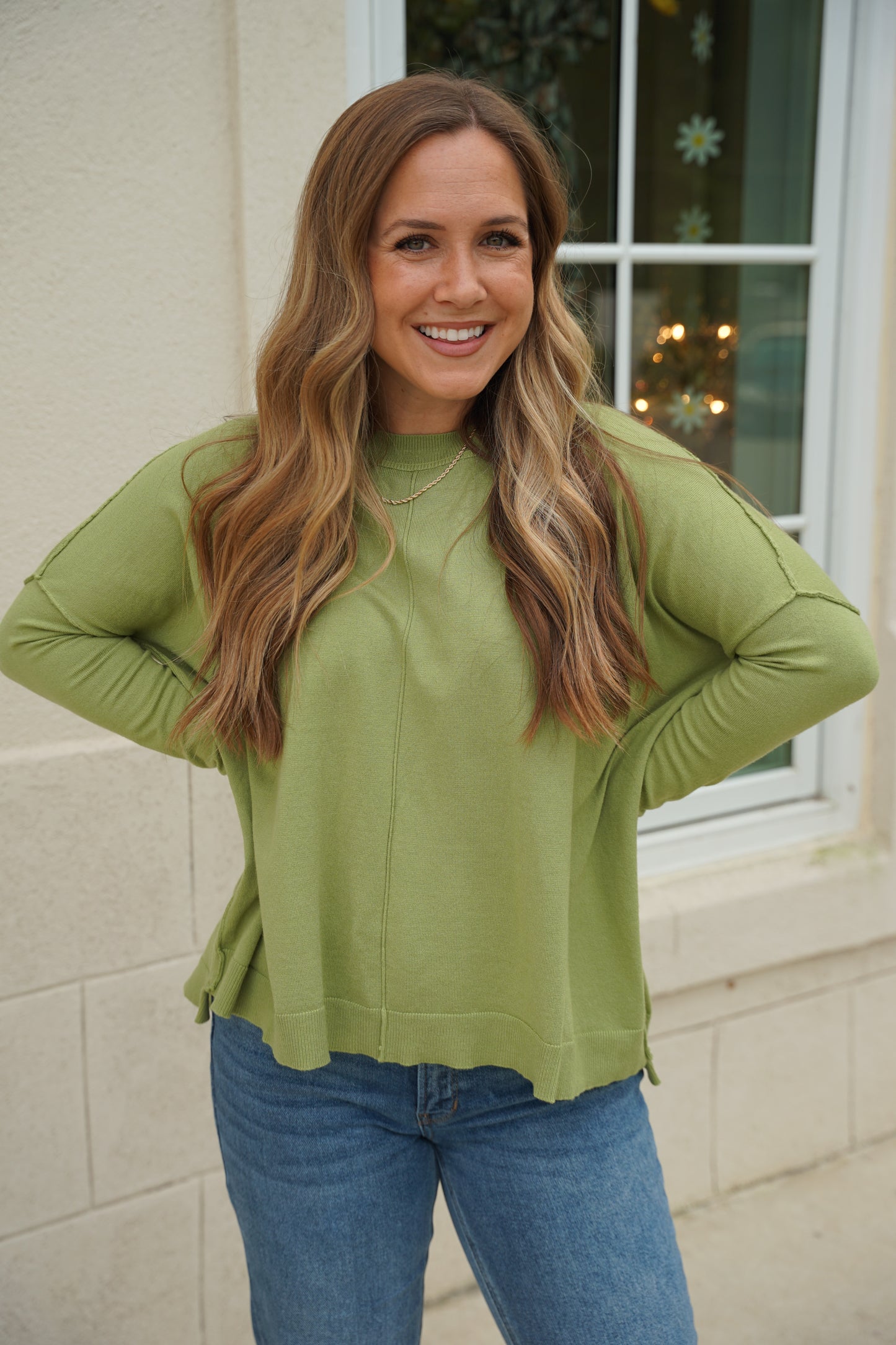 Eucalyptus Round Neck Sweater