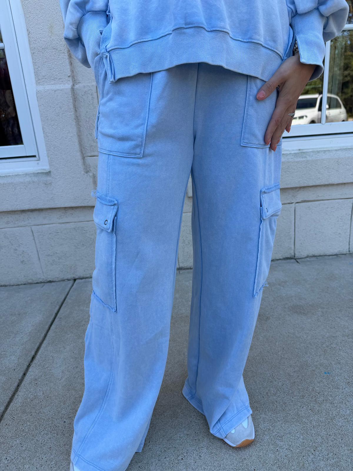 Periwinkle Snow Washed Set