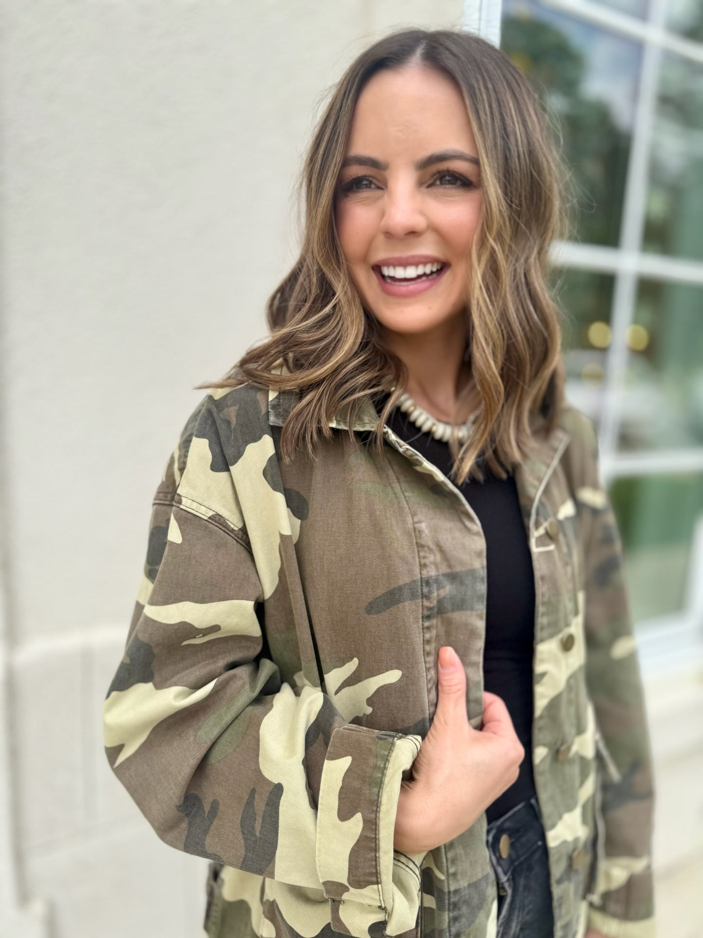 Camouflage Printed Jacket