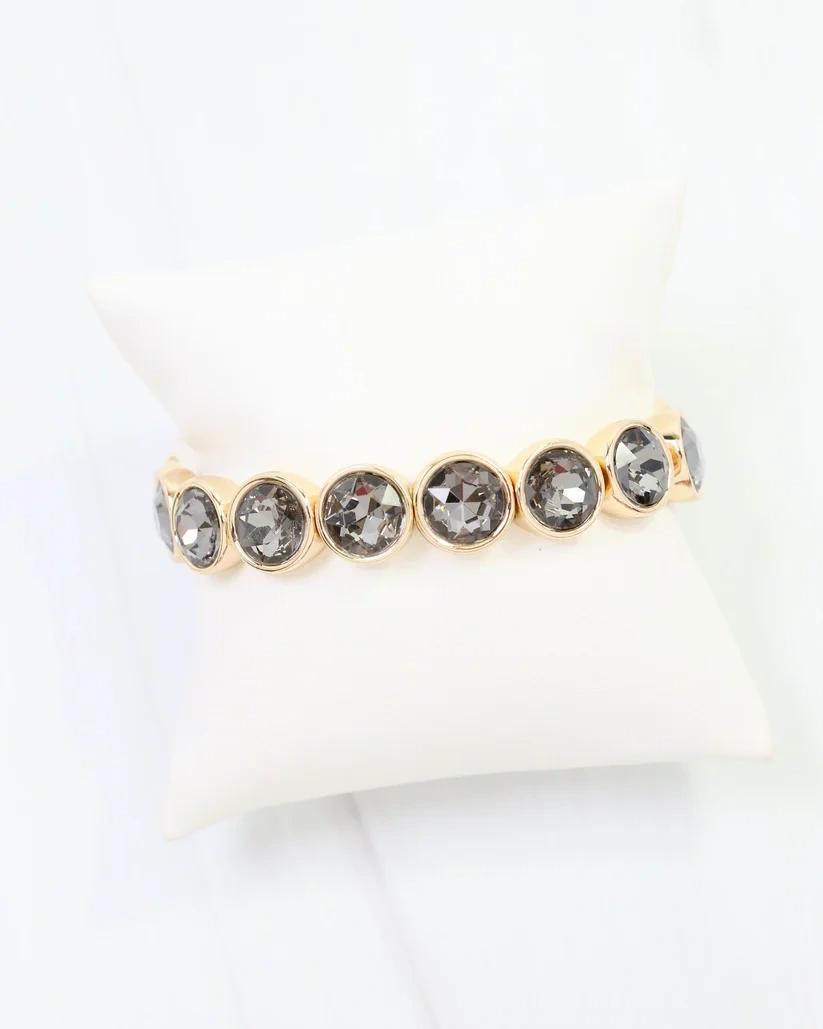 Kadis Black Diamond Stretch Bracelet