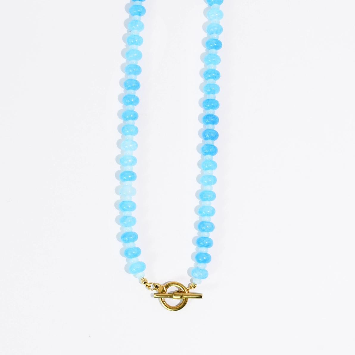 Blue Candy Beads Necklace