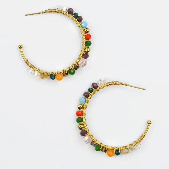 Fiesta Hoop Earrings