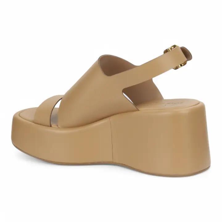 Camel Lapa Wedge Sandal