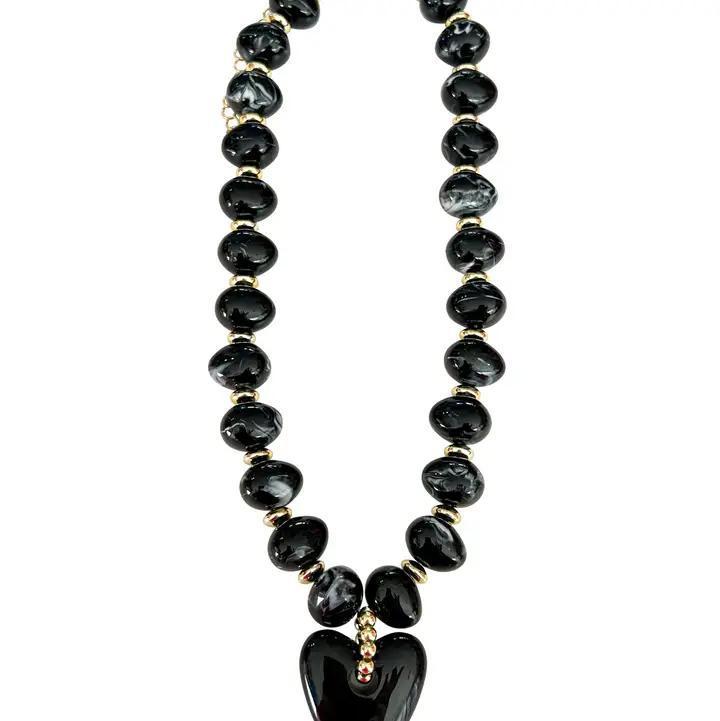 Athens Black Necklace