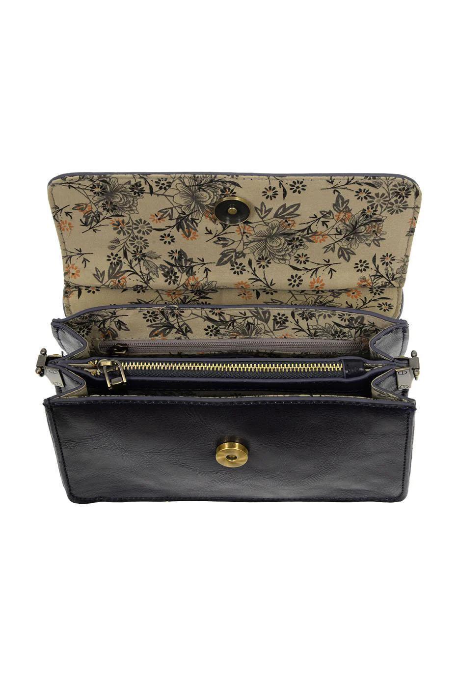 Navy Aria Ring Bag