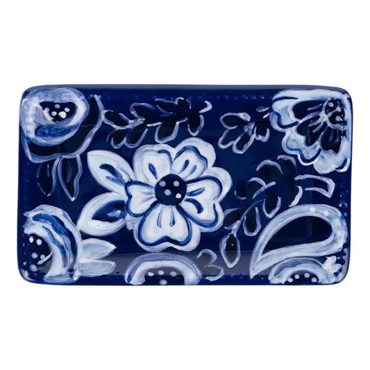 Blue & White Trinket Tray