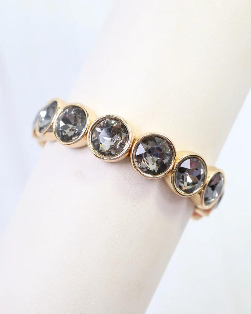 Kadis Black Diamond Stretch Bracelet