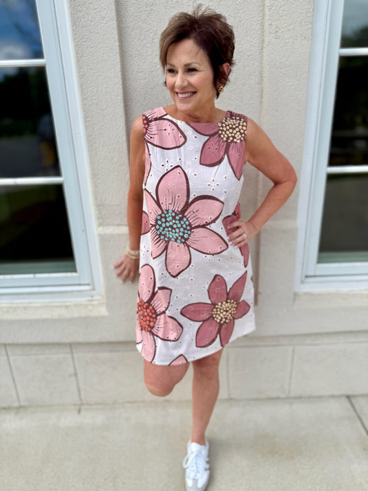Mauve Sleeveless Mini Dress