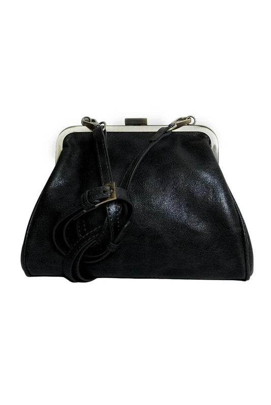 Black Elsa Small Frame Crossbody