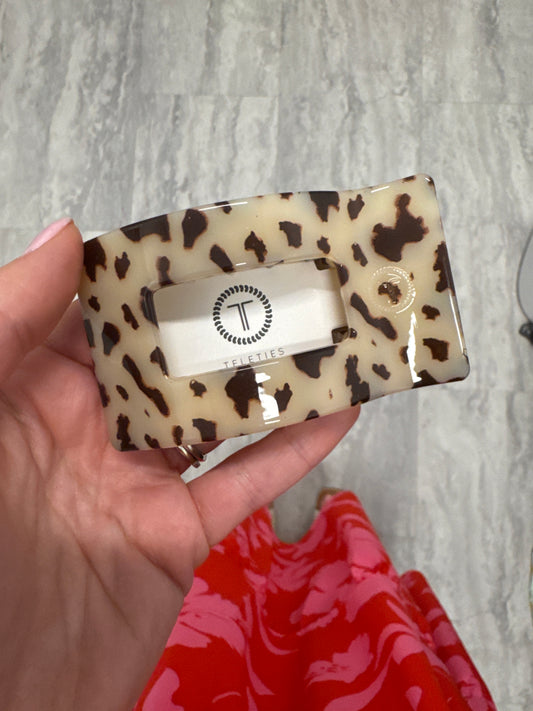 Blonde Tortoise Med Flat Rectangle