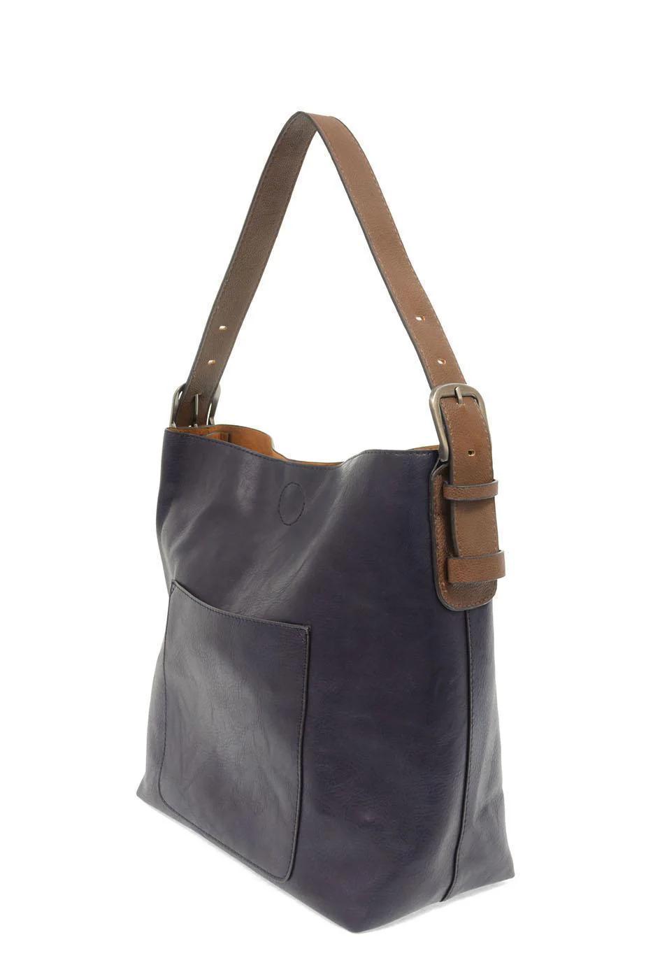 Midnight Blue Hobo with Coffee Handle
