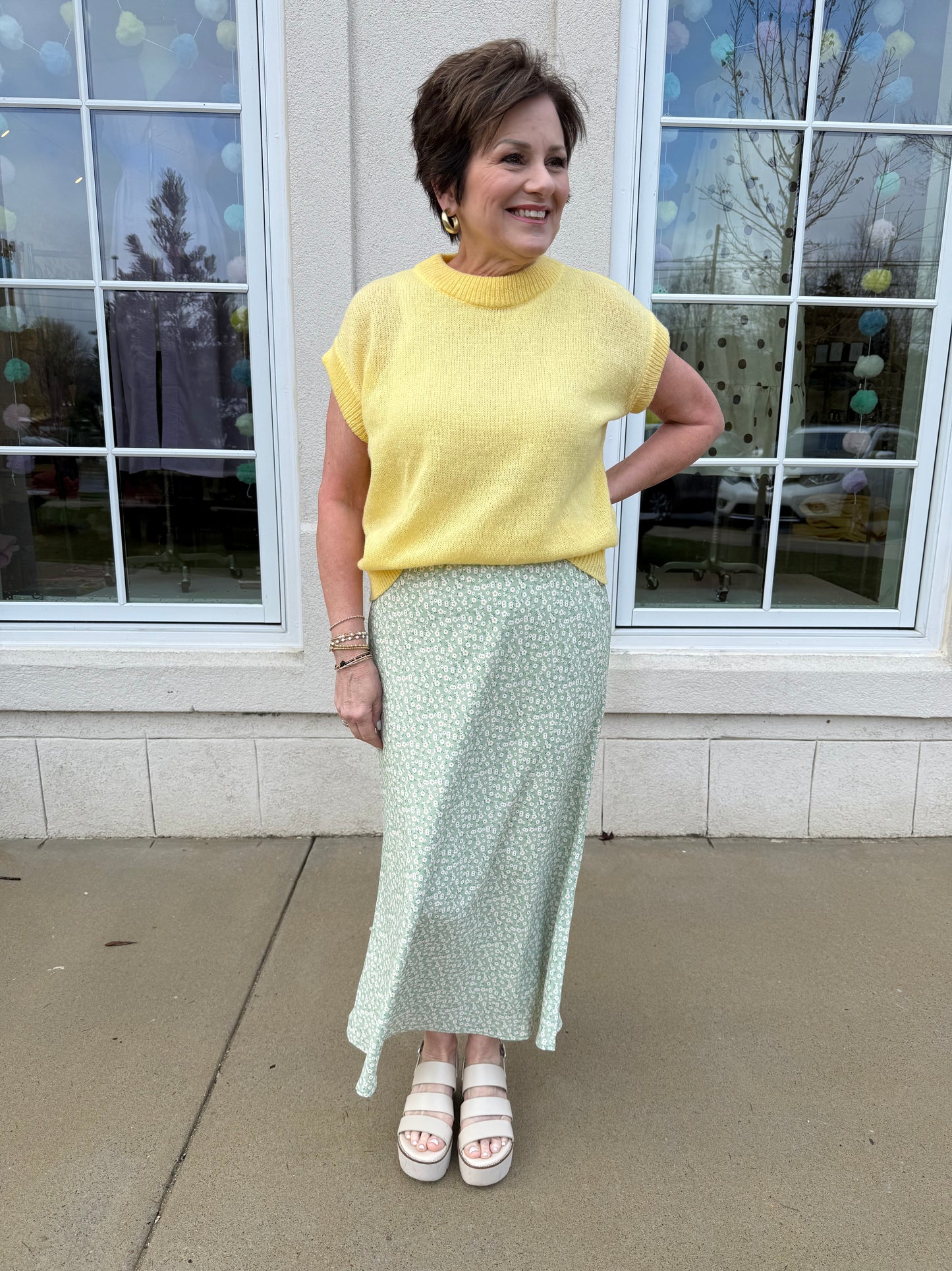 Yellow Knit Sweater