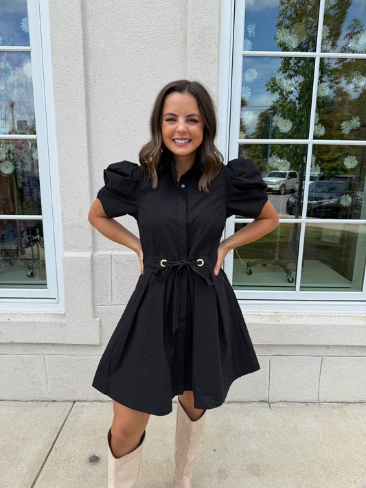 Black Pleated Skirt Mini