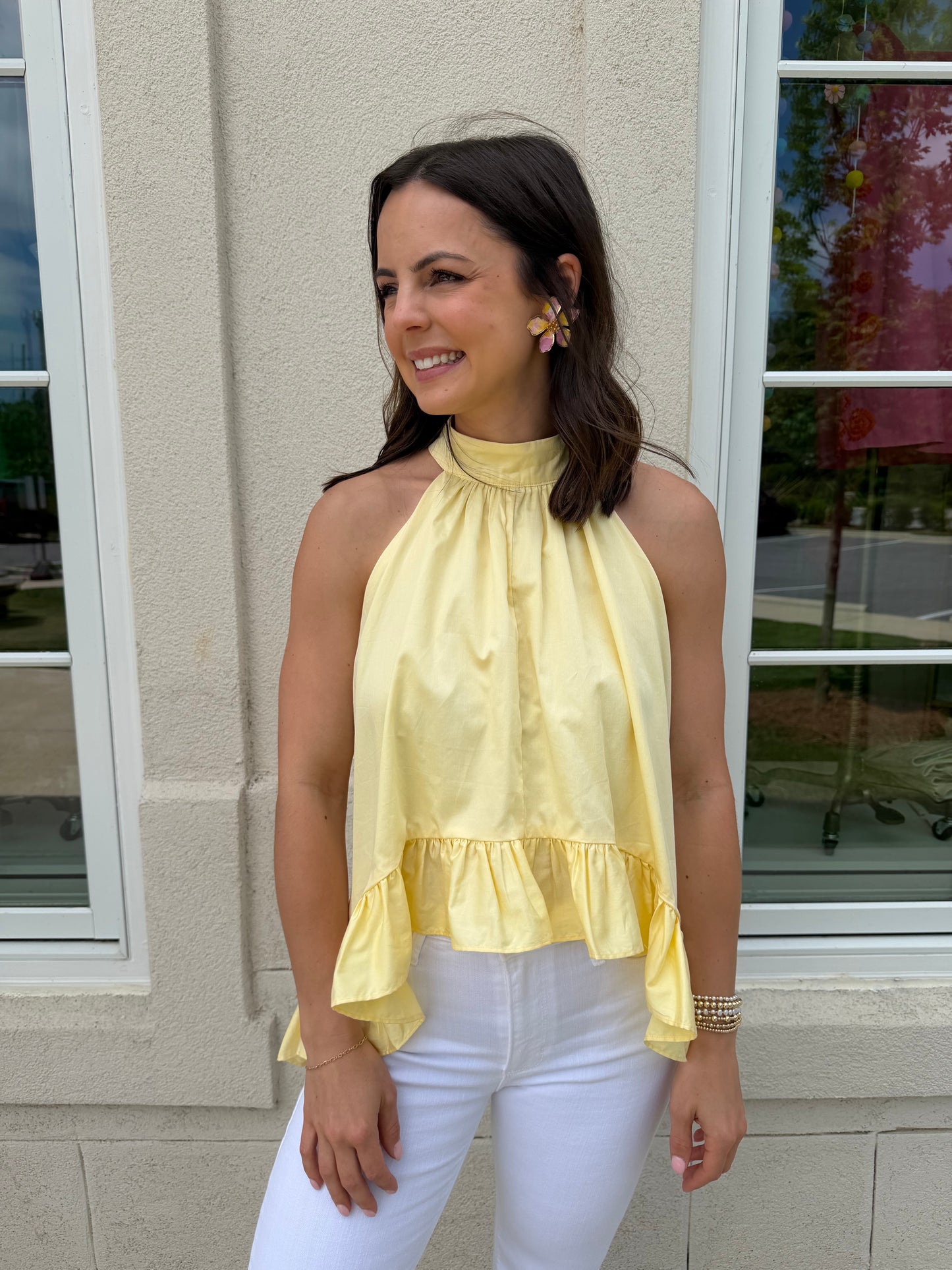 Butter Halter Flowy Top