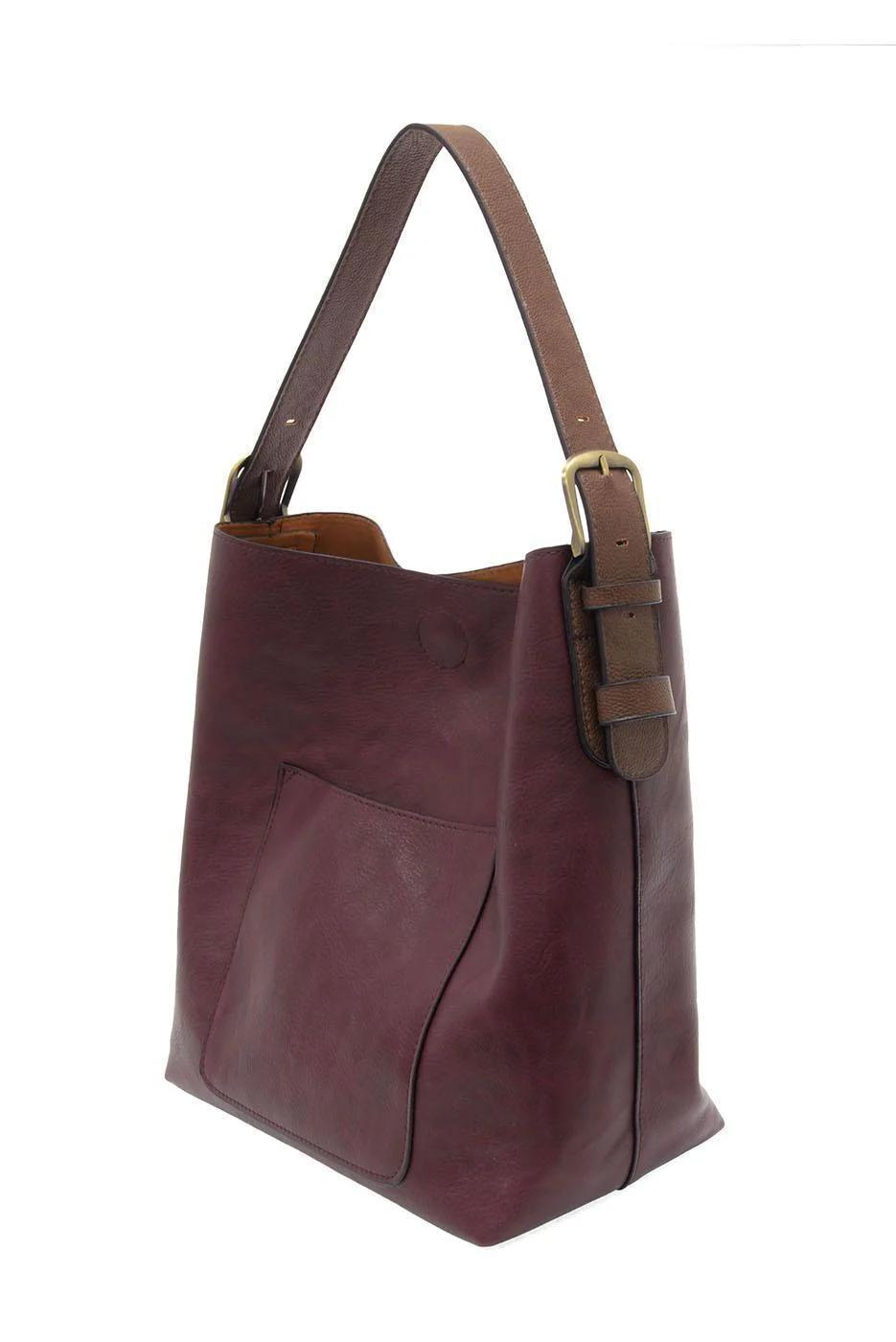 Blackberry Hobo with Coffee Handle Handbag
