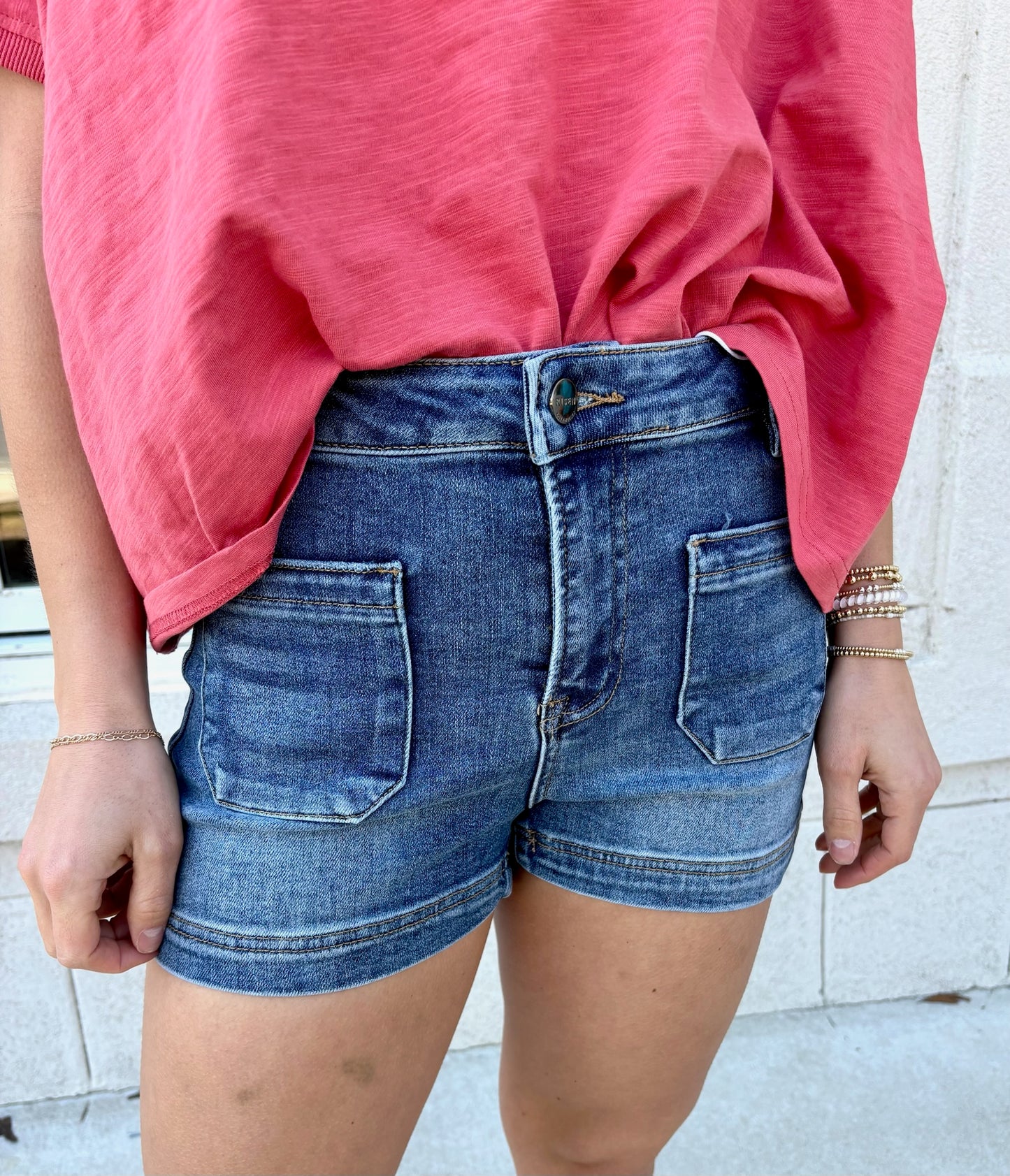 Dark HR Patch Pocket Shorts