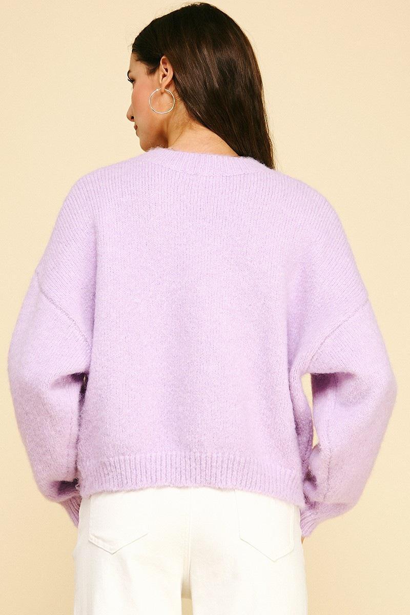 Lavender Pullover Sweater