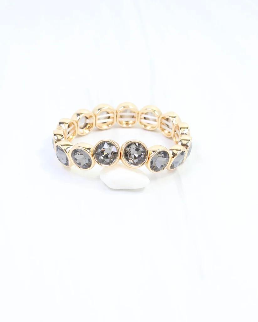 Kadis Black Diamond Stretch Bracelet