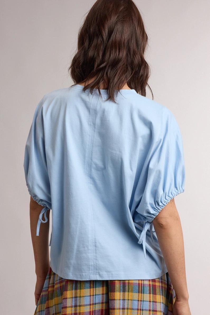 Sky Dolman Sleeve Tee