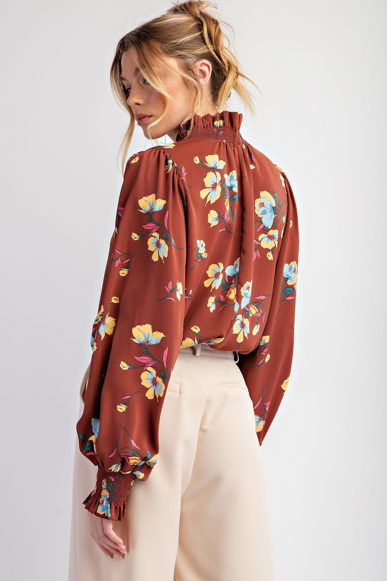 Espresso Sophia Blouse