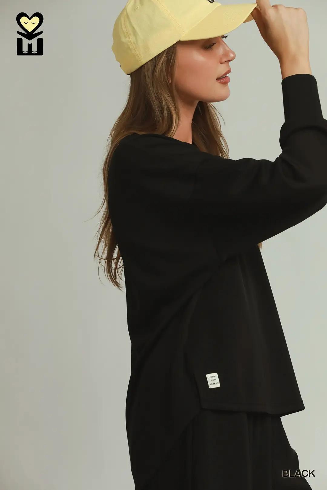 Black Luxeknit Pant Set