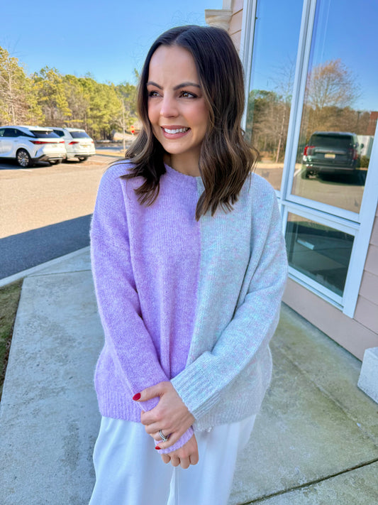 Lavender Pullover Sweater