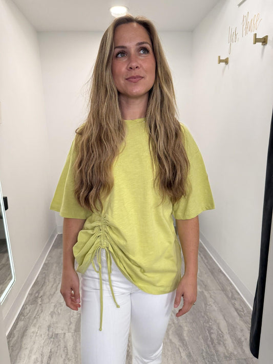 Citron Oversized Ruched T Shirt