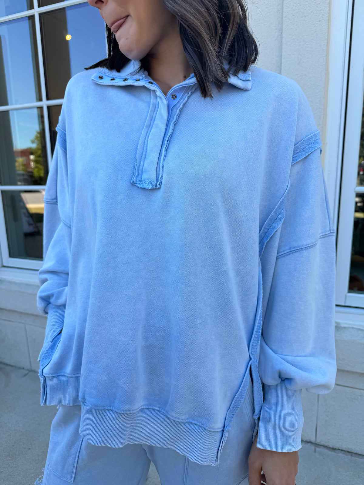 Periwinkle Snow Washed Set