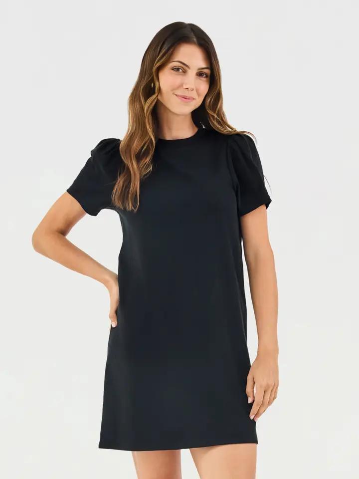 Carolina Black T-Shirt Dress