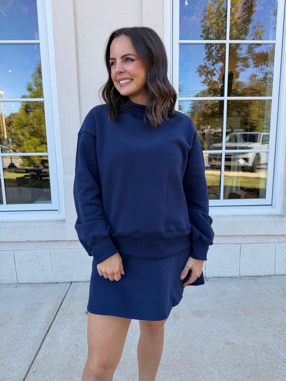 Navy EverFleece Skort Set