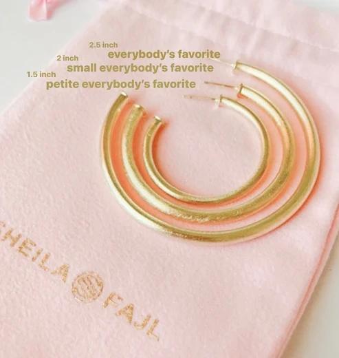 Brushed Silver Everybody's Favorite Hoop