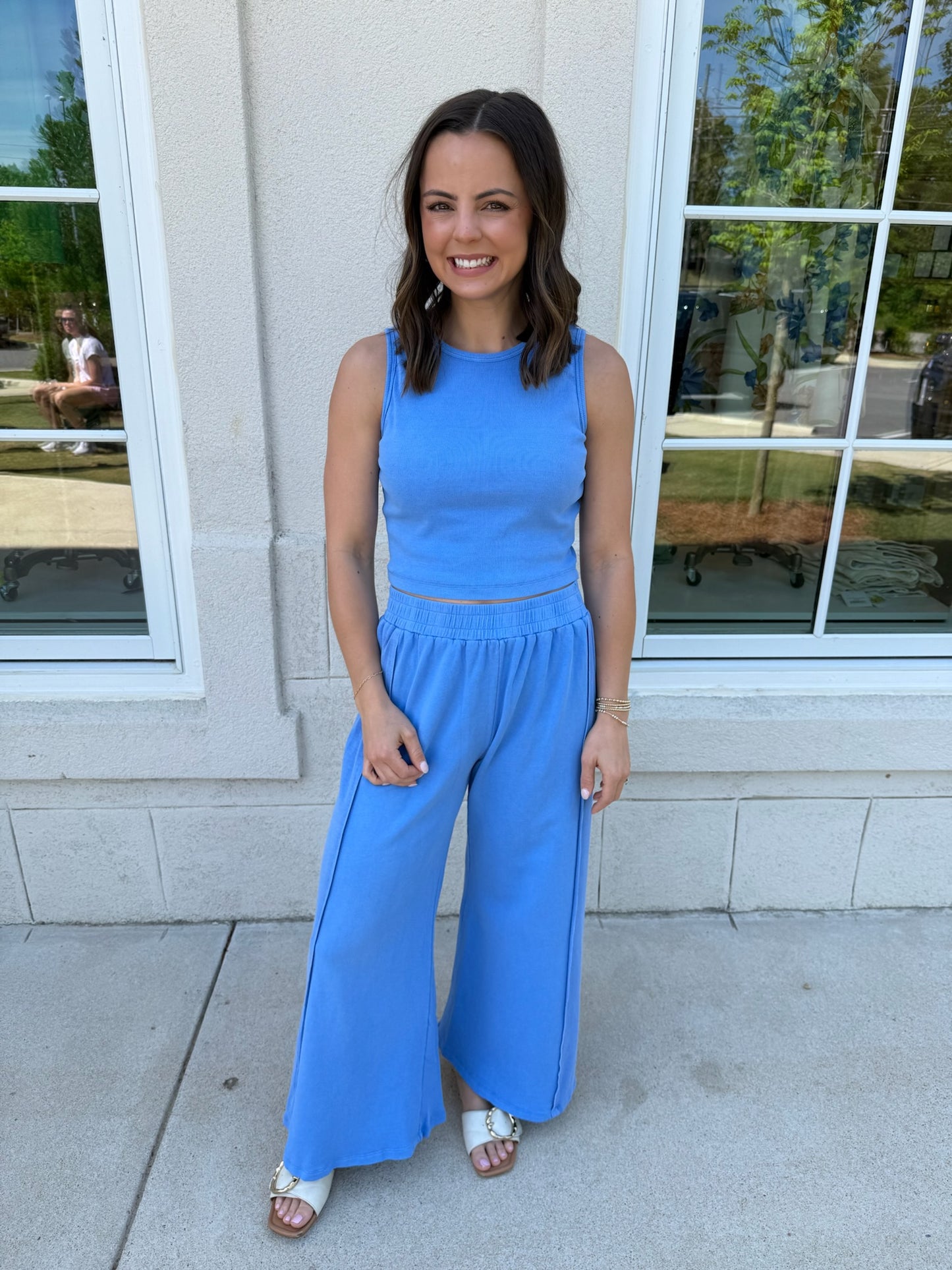 Coastal Palazzo Pant Set
